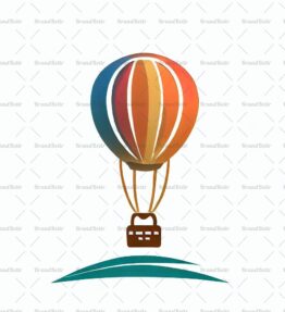 Reisender Heißluftballon